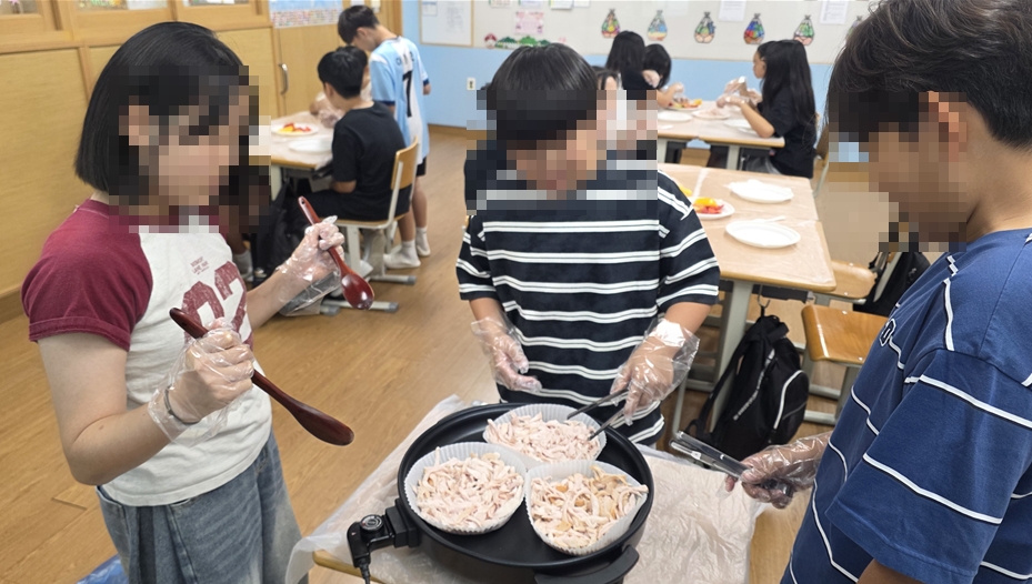 안성 어울초6학년-세계문화체험 케밥만들기