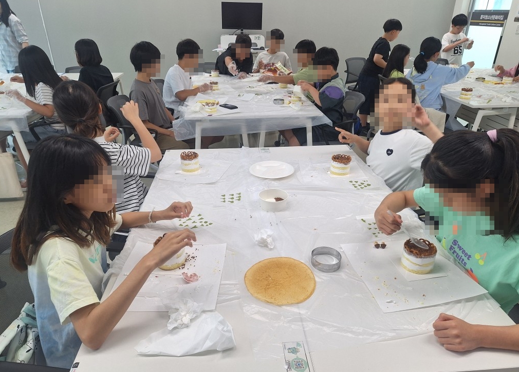 경기용인흥덕문화의집-정원케이크 만들기